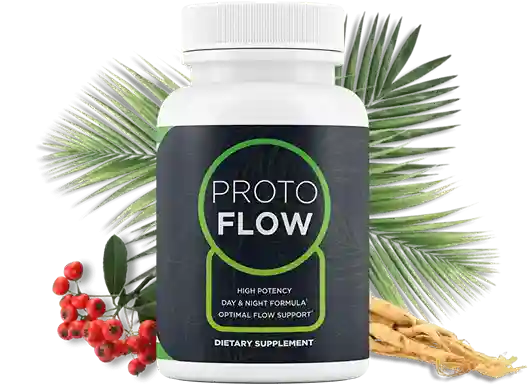 ProtoFlow Natural Prostate Botanical Formula Supplement Bottle — USA